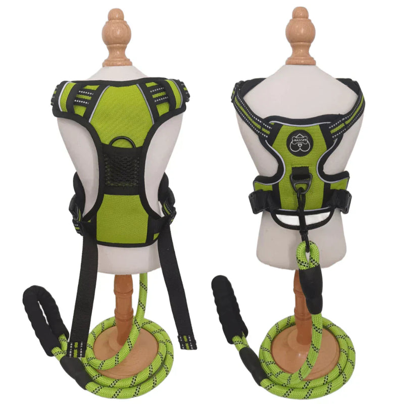 Peitoral Reforçado com Guia para Cachorros